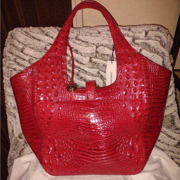 NWT Brahmin Red Bag - Picture 2 of 5